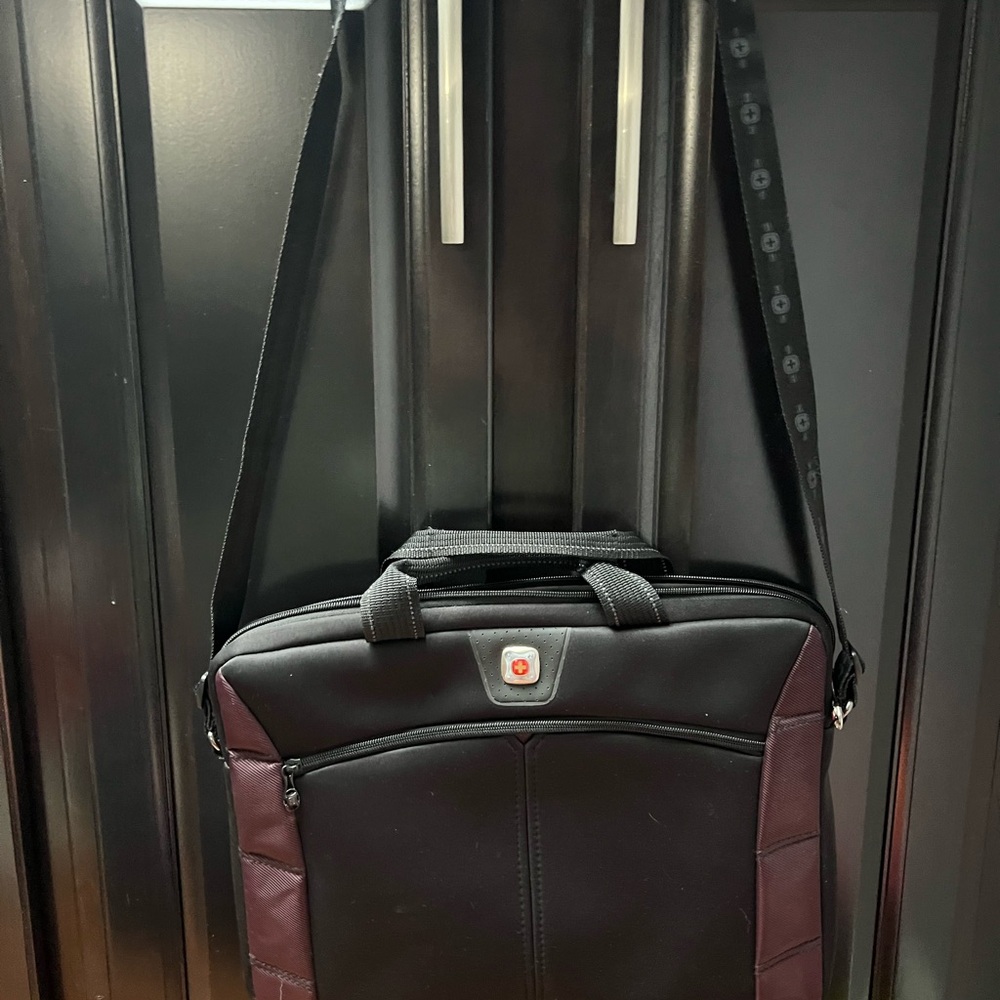 Stylish Black and Brown Men's Laptop Bag